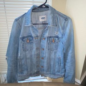 Old Navy Ripped Denim Jacket